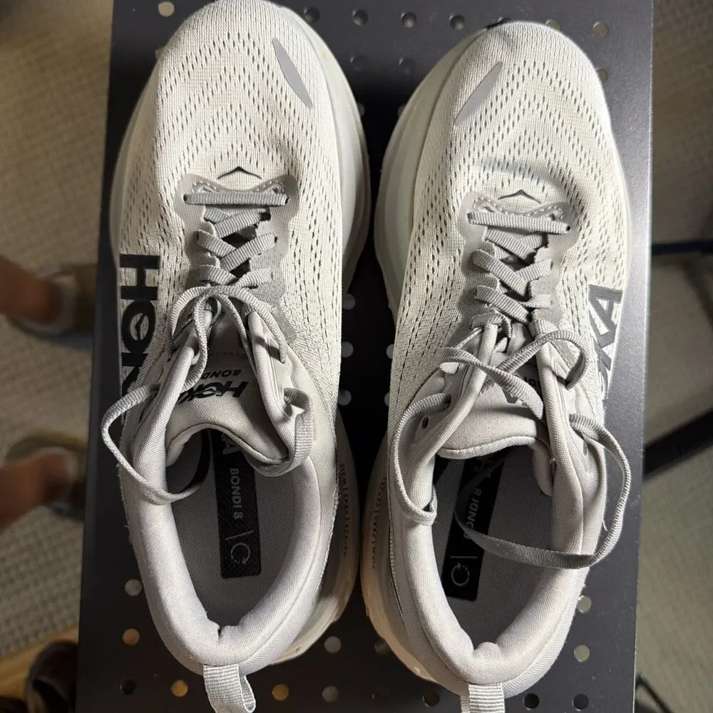 Hoka M One One Bondi 8 Gray Men’s Sneakers 8.5D